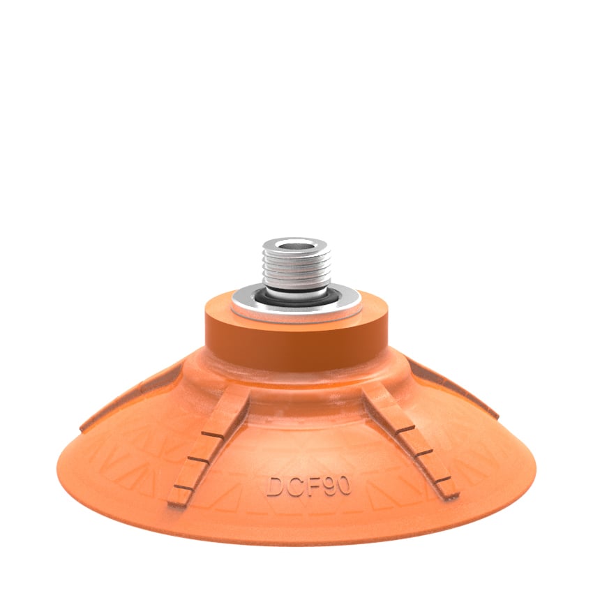 Suction cup DCF90P Polyurethane 60 G1/4" male with mesh filter - 1