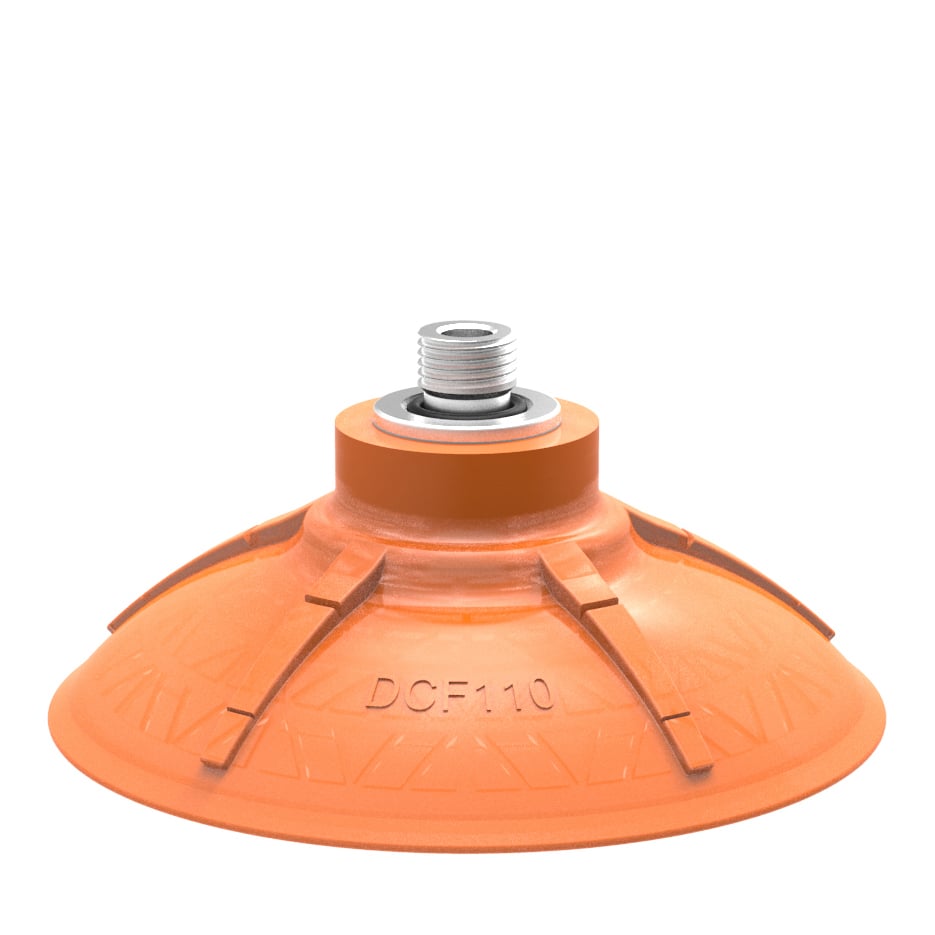 Suction cup DCF110P Polyurethane 60 G1/4" male with mesh filter - 1