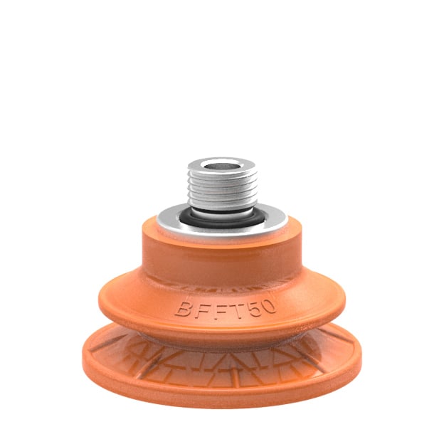 Suction cup BFFT50P Polyurethane 60/60/30 G1/4" male with mesh filter - 1