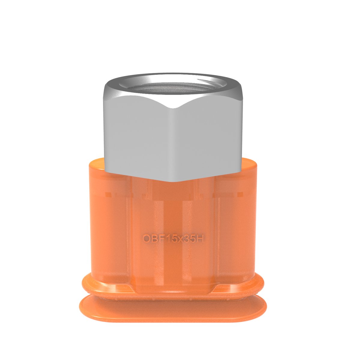 Suction cup OBF15x35P H Polyurethane 60, G3/8" female