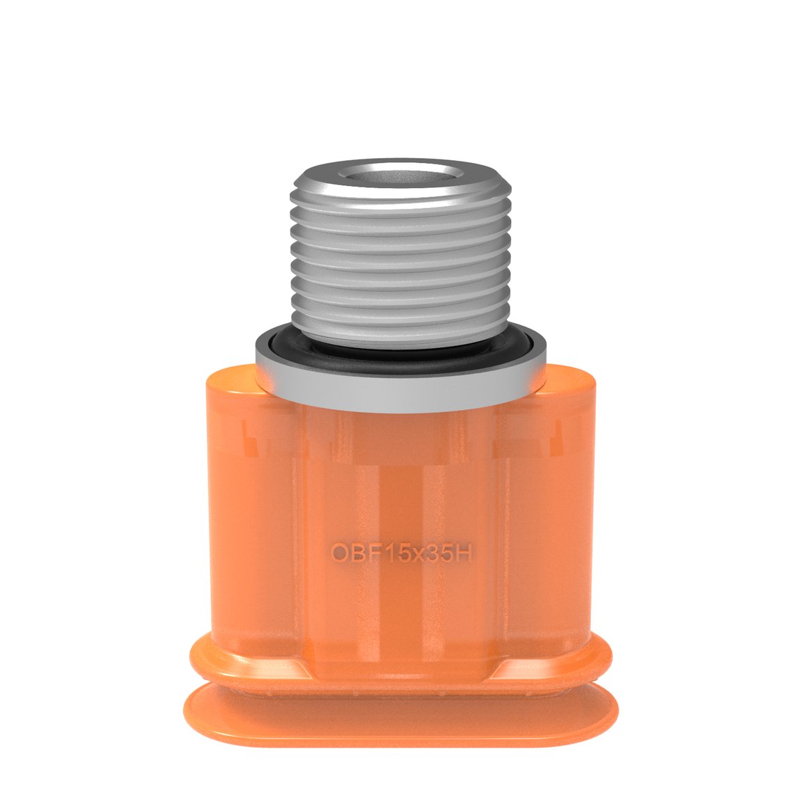 Suction cup OBF15x35P H Polyurethane 60, G3/8" male - 1