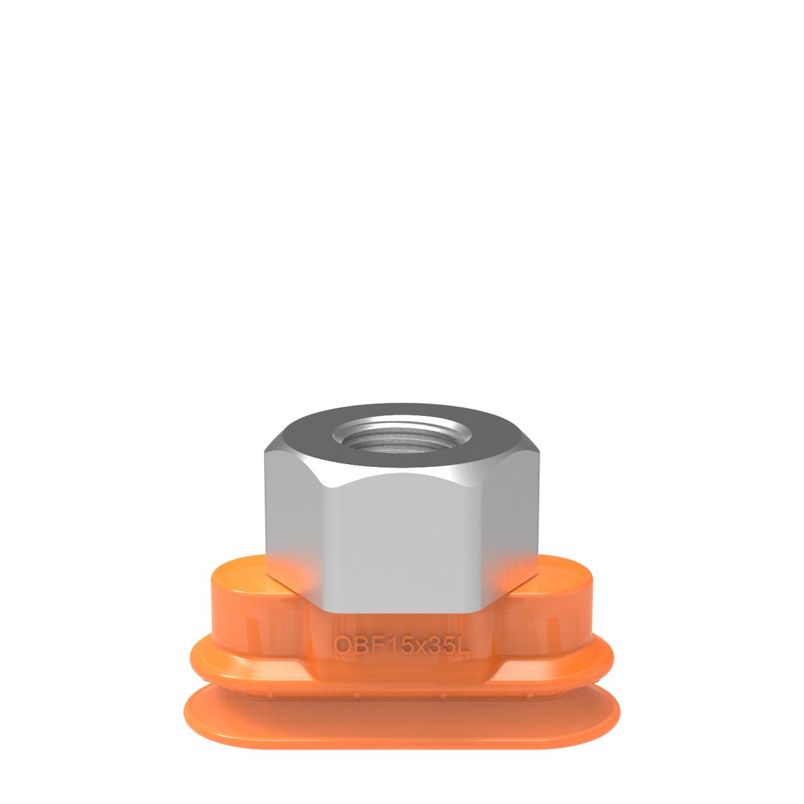 Suction cup OBF15x35P L Polyurethane 60, G1/4" female - 1