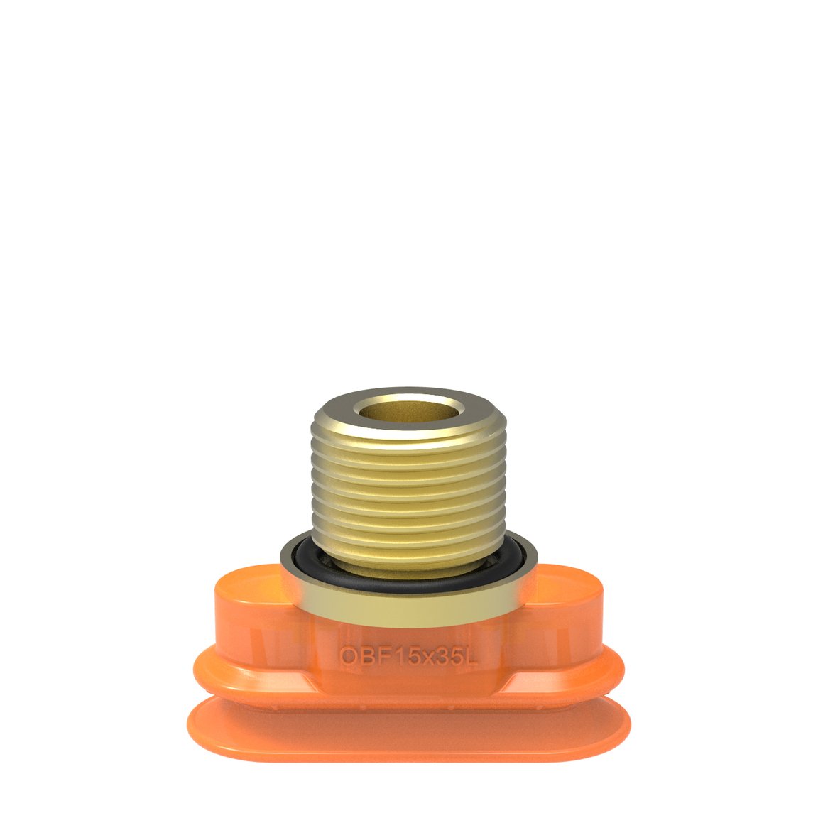 Suction cup OBF15x35P L Polyurethane 60, M10x1.5 male - 1