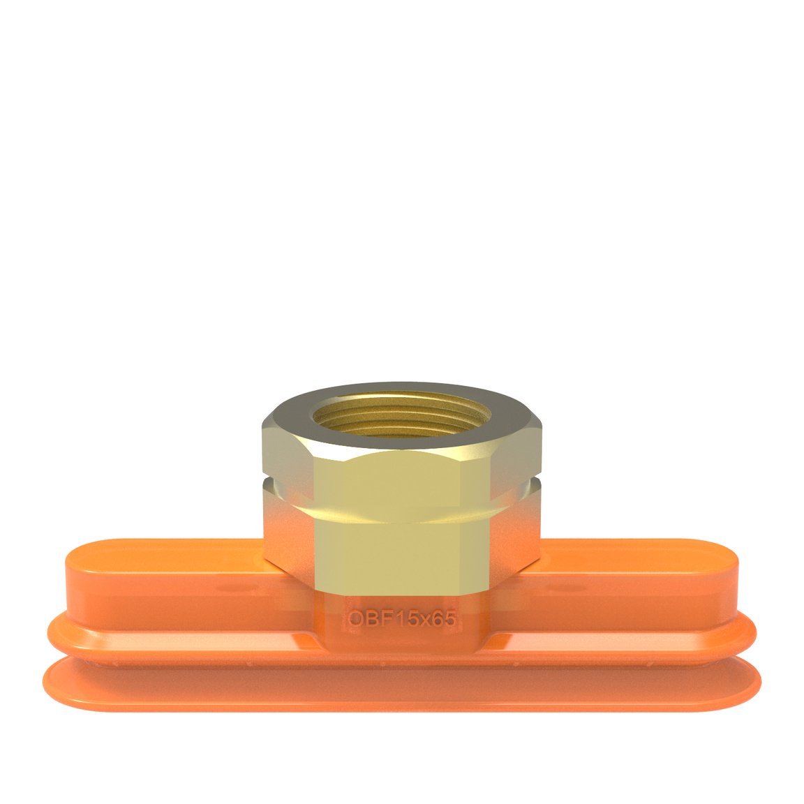 Suction cup OBF15x65P Polyurethane 60, NPT3/8" female - 1