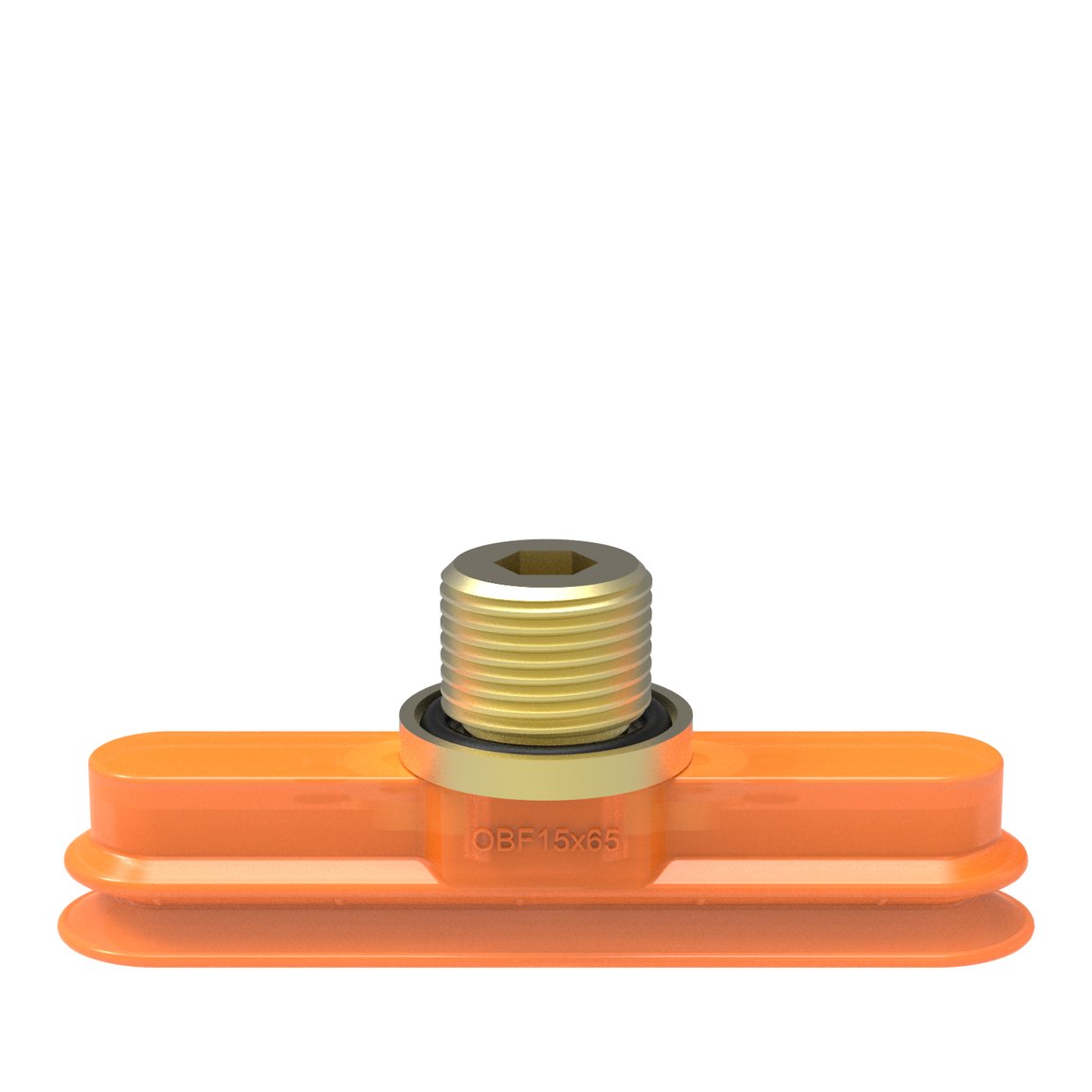 Suction cup OBF15x65P Polyurethane 60, G1/4" male - 1