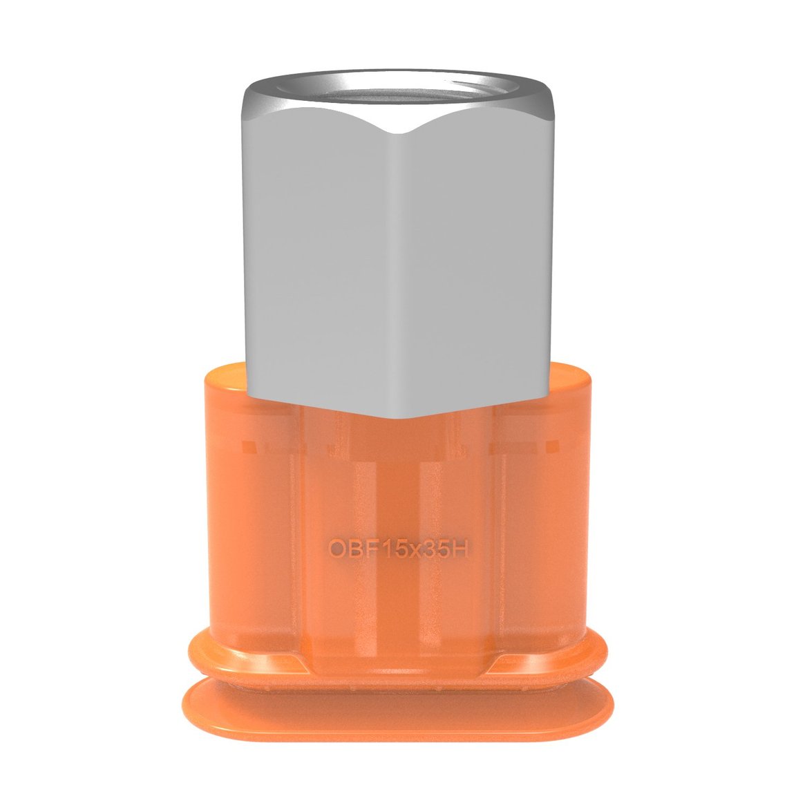 Suction cup OBF15x35P H Polyurethane 60, G3/8" fem 17mm