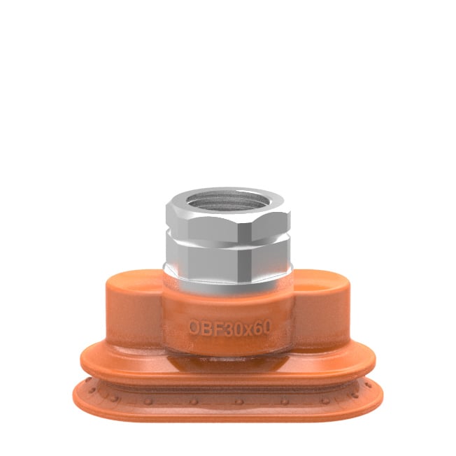 Suction cup OBF30x60P Polyurethane 60, NPT3/8" female - 1