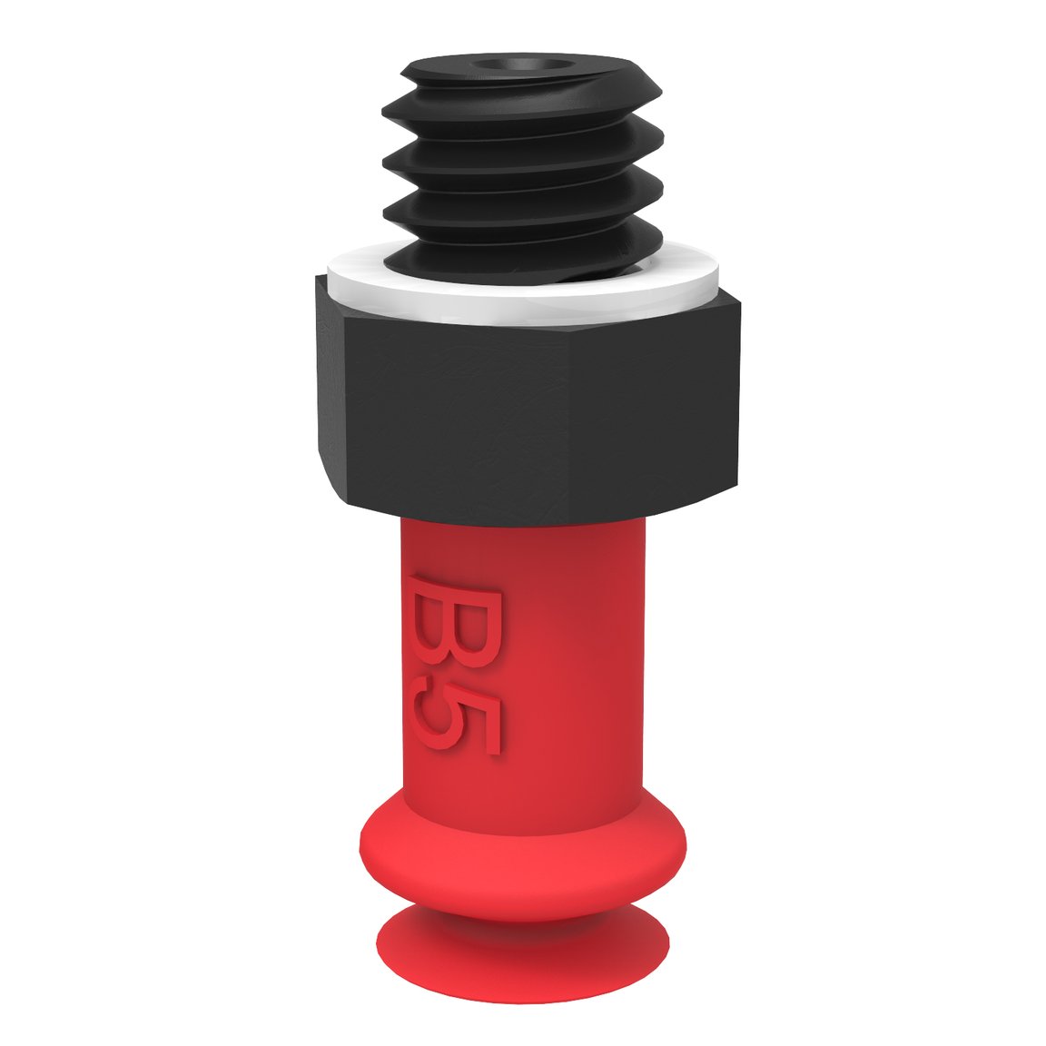 Suction cup B5 Silicone, M5 male - 1