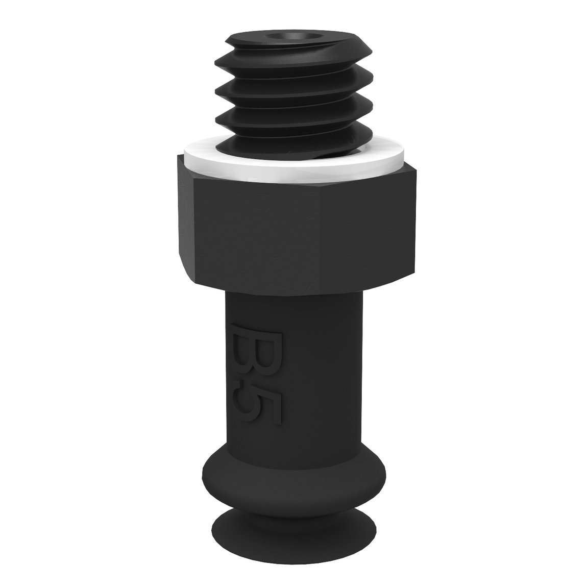 Suction cup B5 Conductive silicone, M5 male