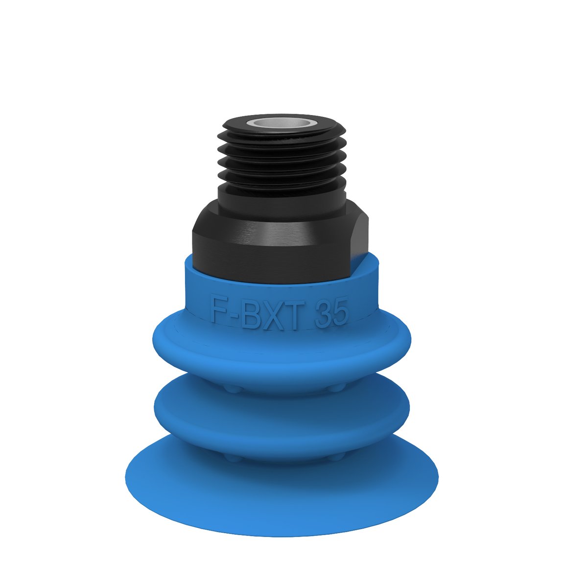 Saugnapf F-BXT35 Silikon, 1/4" NPT Innengewinde, mit Filtersieb - 1