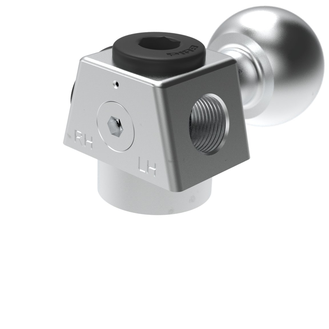 Suction cup holder - Ball joint - LH/RH-G3/8" F - G1/4" F -1/8" NPSF - 1