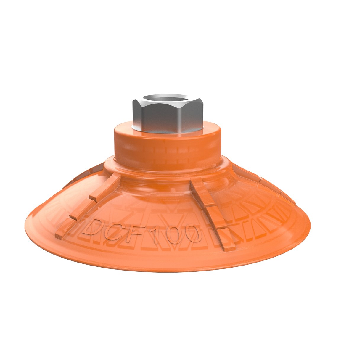 Suction cup DCF100P Polyurethane 60, G3/8" female with mesh filter - 1