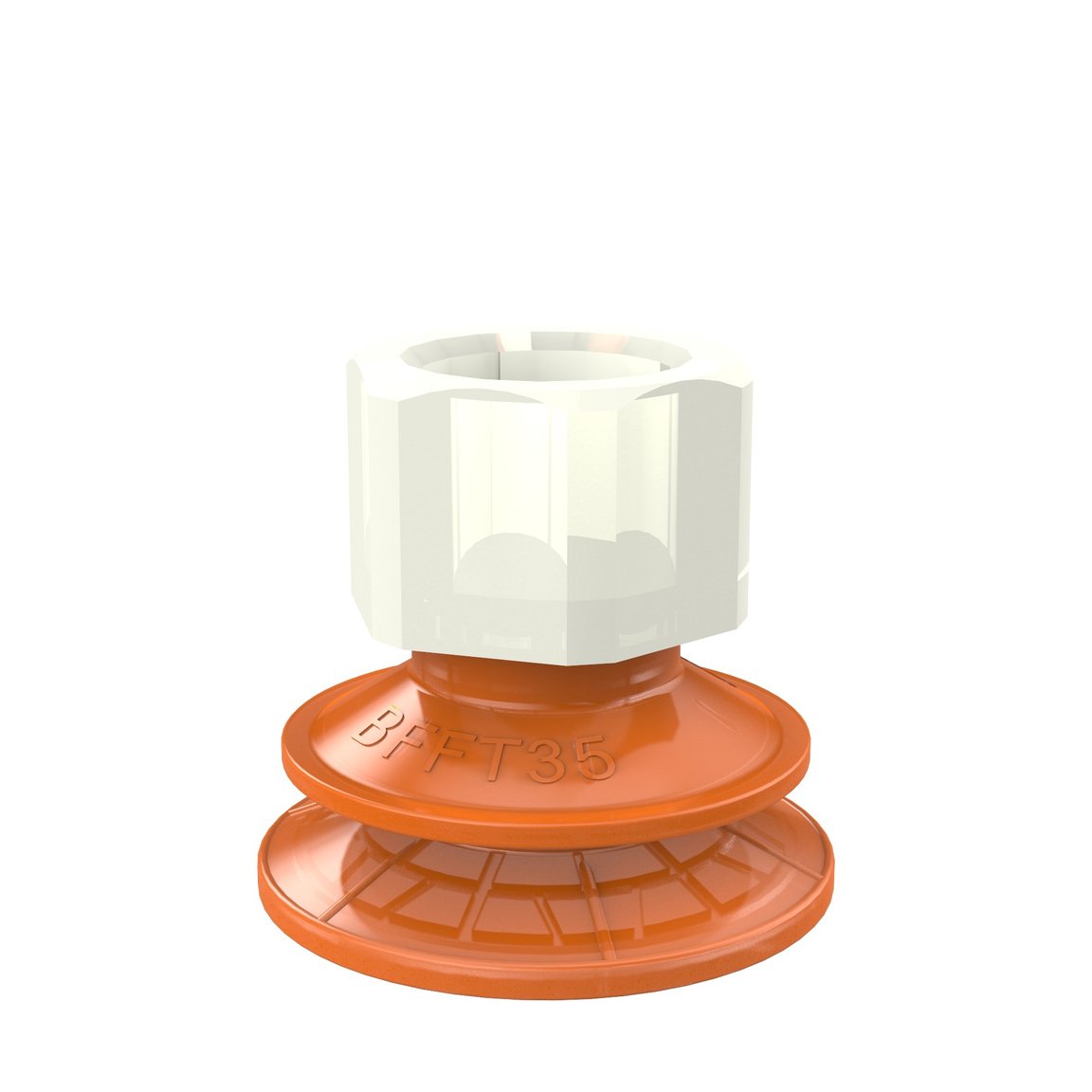 Suction cup BFFT35P Polyurethane 60/60/30, G3/8" female plastic - 1