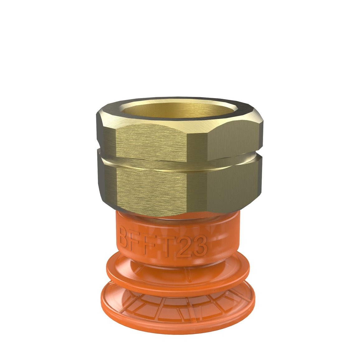 Suction cup BFFT23P Polyurethane 60/60/30, 3/8" NPT female - 1