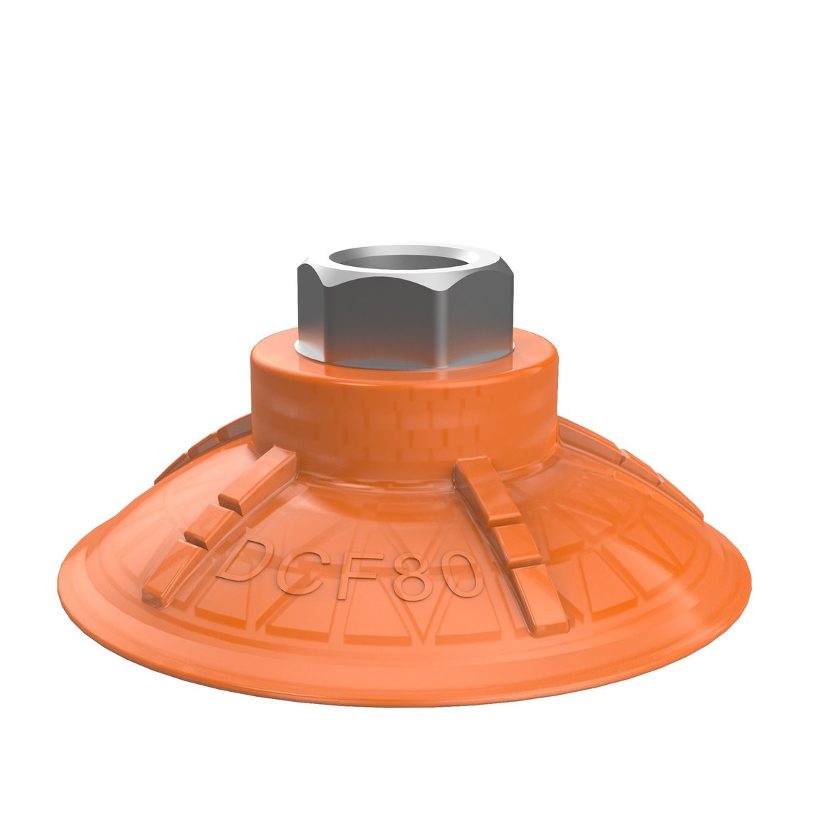 Suction cup DCF80P Polyurethane 60, G3/8" female with mesh filter