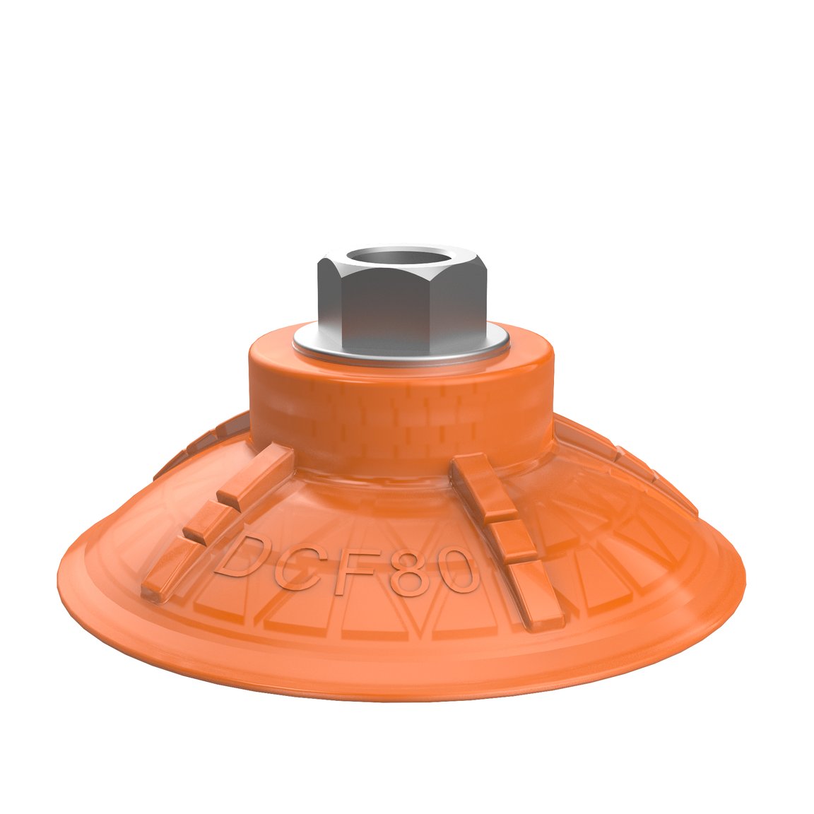 Suction cup DCF80P Polyurethane 60, G1/4" female with mesh filter - 1