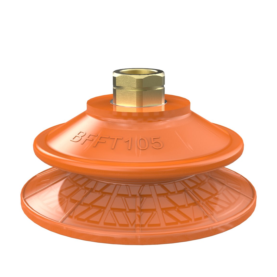 Suction cup BFFT105P Polyurethane 60/60/30, 3/8" NPT female with mesh filter - 1