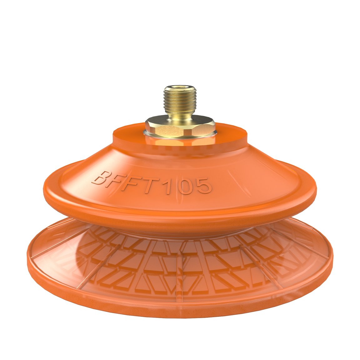 Suction cup BFFT105P Polyurethane 60/60/30, M10x1,5 male with mesh filter - 1