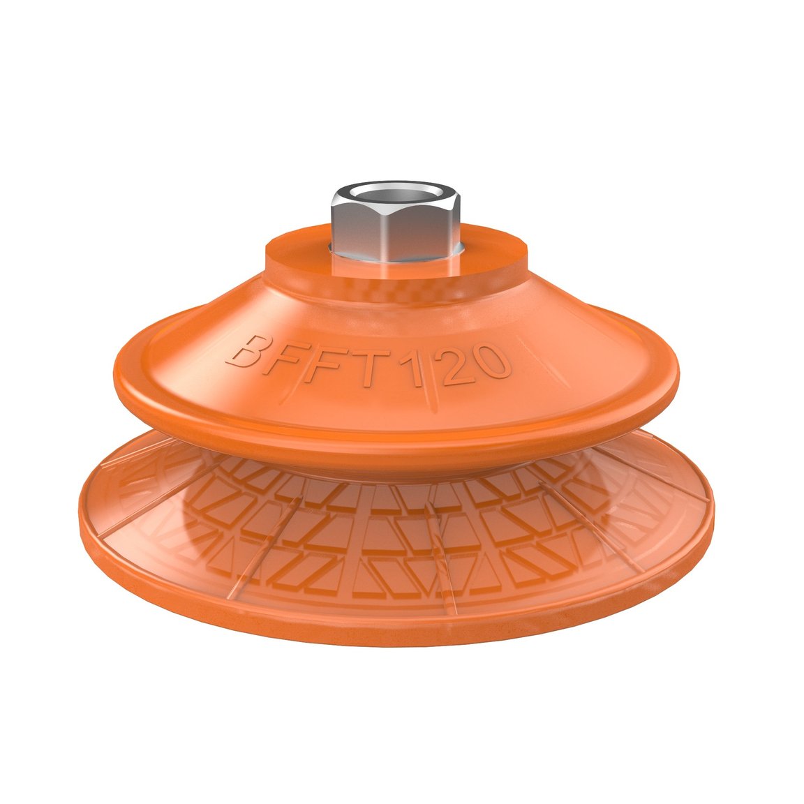 Suction cup BFFT120P Polyurethane 60/60/30, G3/8" female with mesh filter - 1