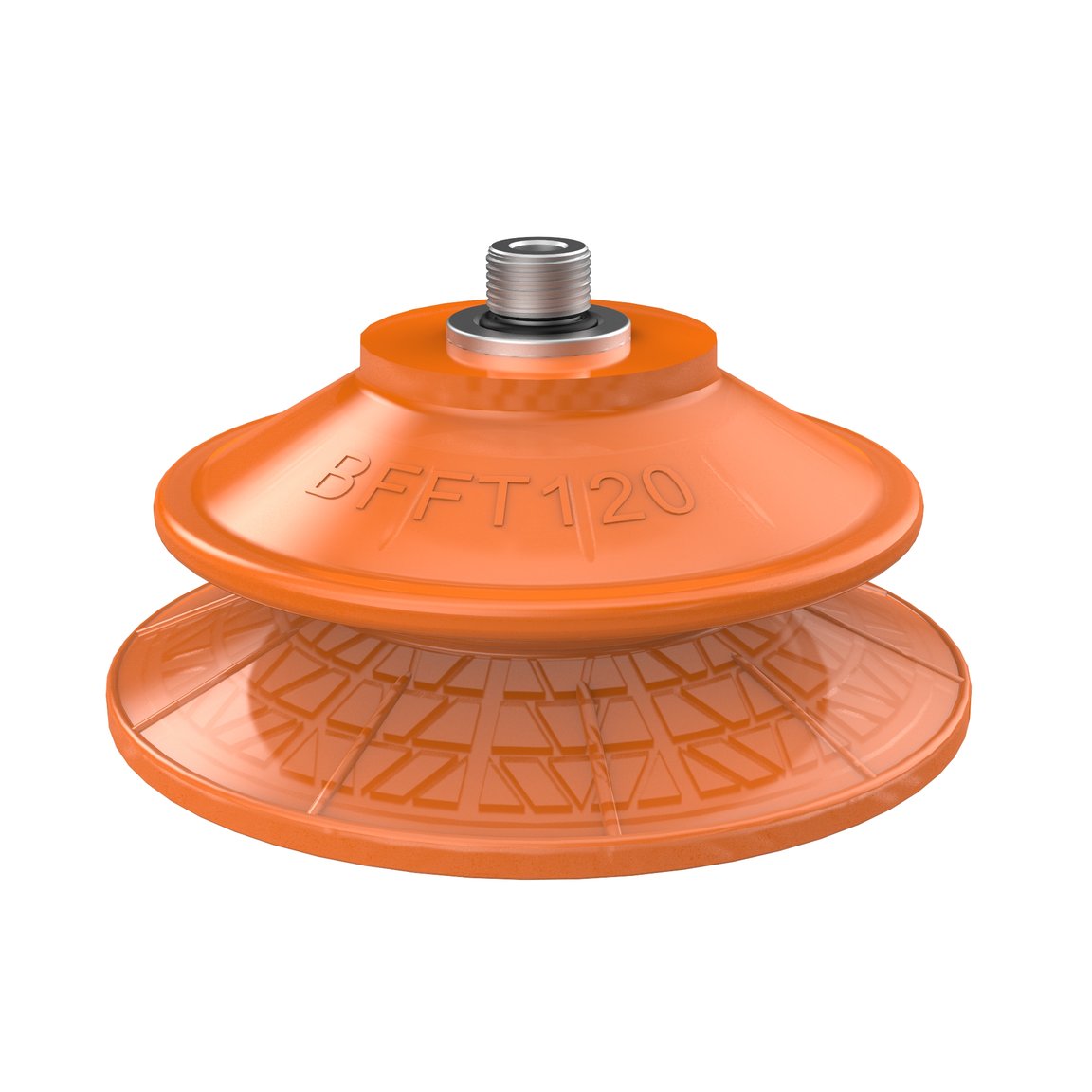 Suction cup BFFT120P Polyurethane 60/60/30, G1/4" male with mesh filter - 1