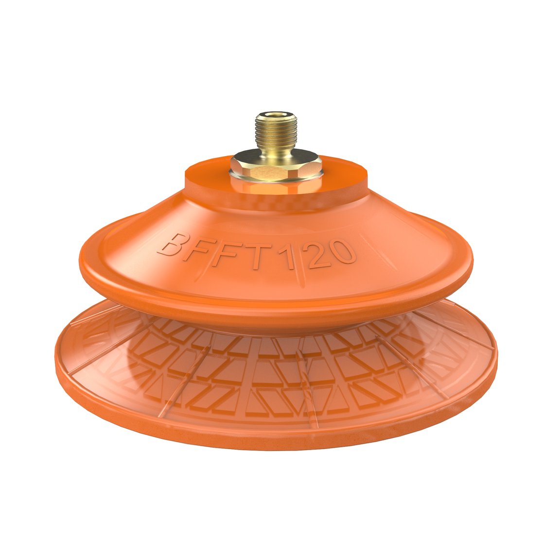 Suction cup BFFT120P Polyurethane 60/60/30, M10x1,5 male with mesh filter - 1