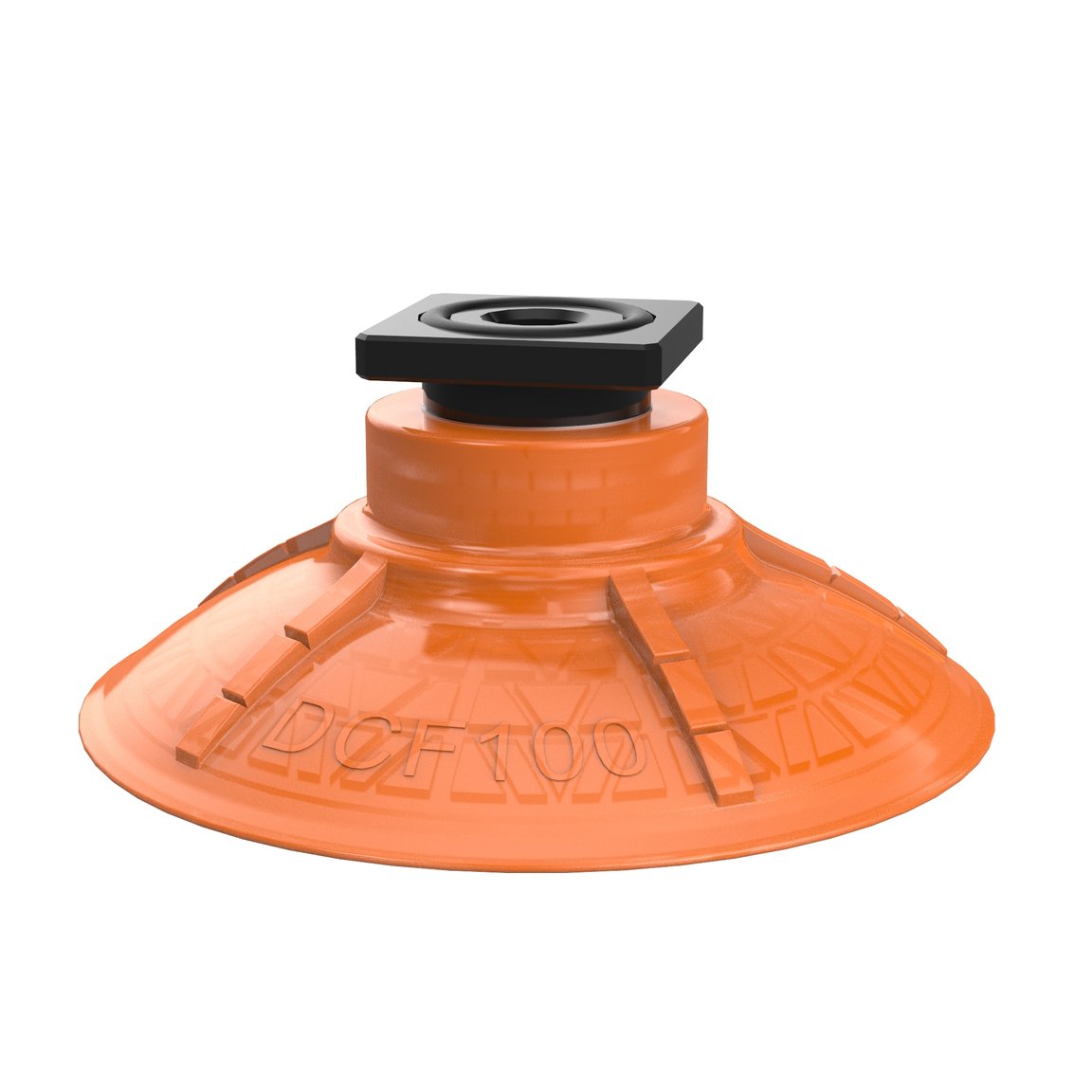 Suction cup DCF100P Polyurethane 60, T-slot with mesh filter - 1
