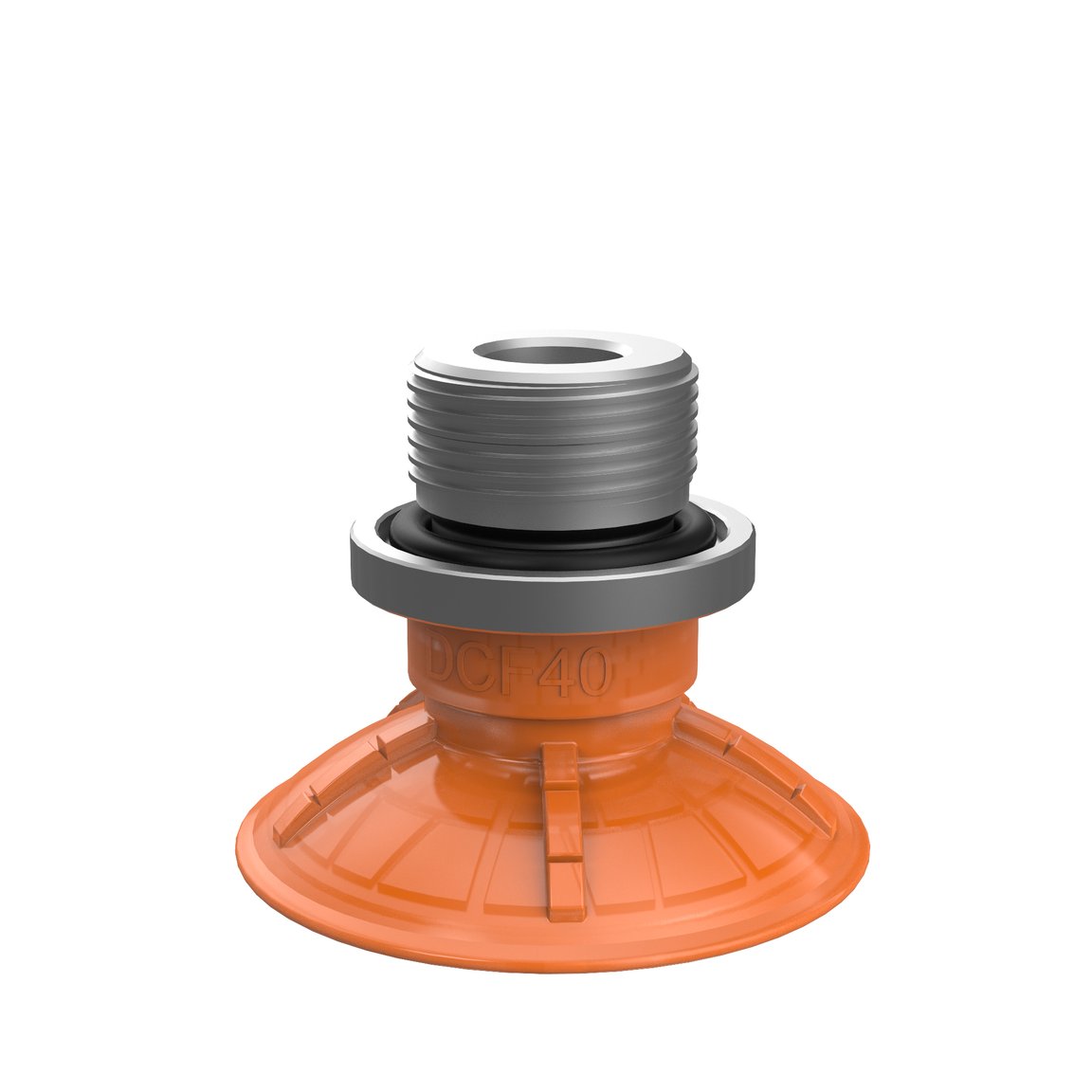 Suction cup DCF40P Polyurethane 60, G3/8" male - 1/8" NPSF female - 1
