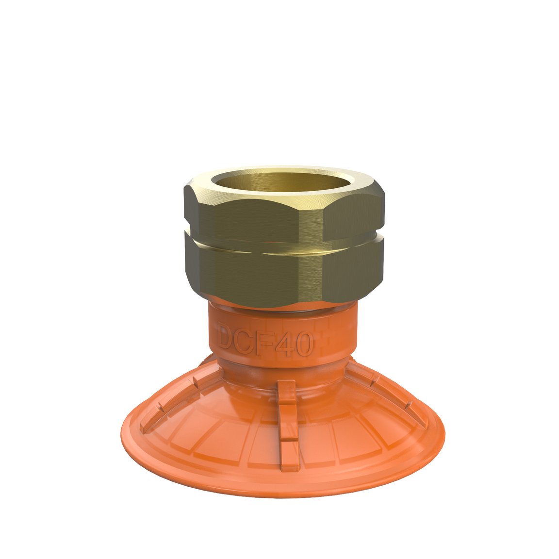 Suction cup DCF40P Polyurethane 60, 3/8" NPT female