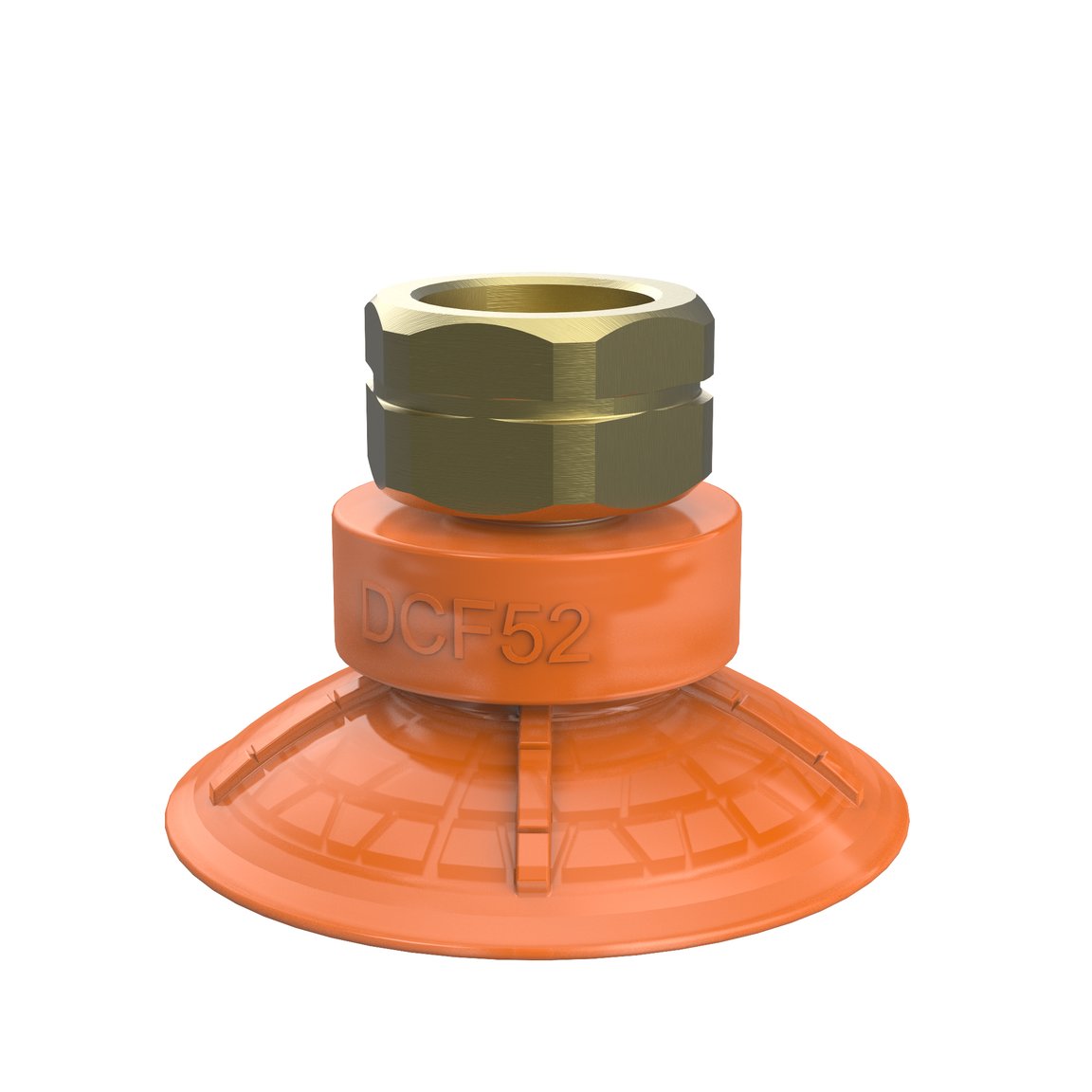 Suction cup DCF52P Polyurethane 60, 3/8" NPT female