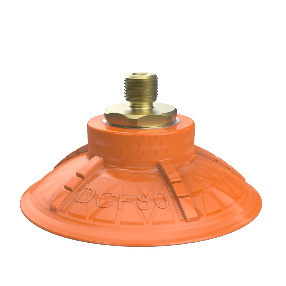Suction cup DCF80P Polyurethane 60, M10x1,5 male with mesh filter