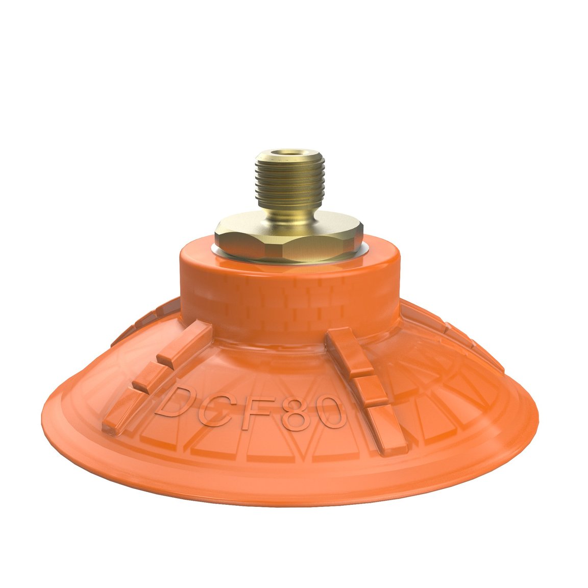 Suction cup DCF80P Polyurethane 60, M10x1,5 male with mesh filter - 1