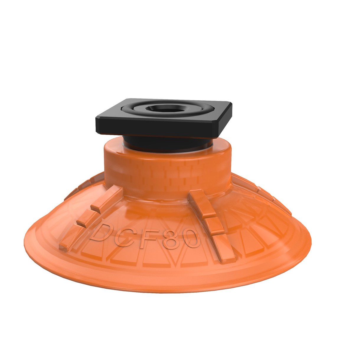 Suction cup DCF80P Polyurethane 60, T-slot with mesh filter - 1