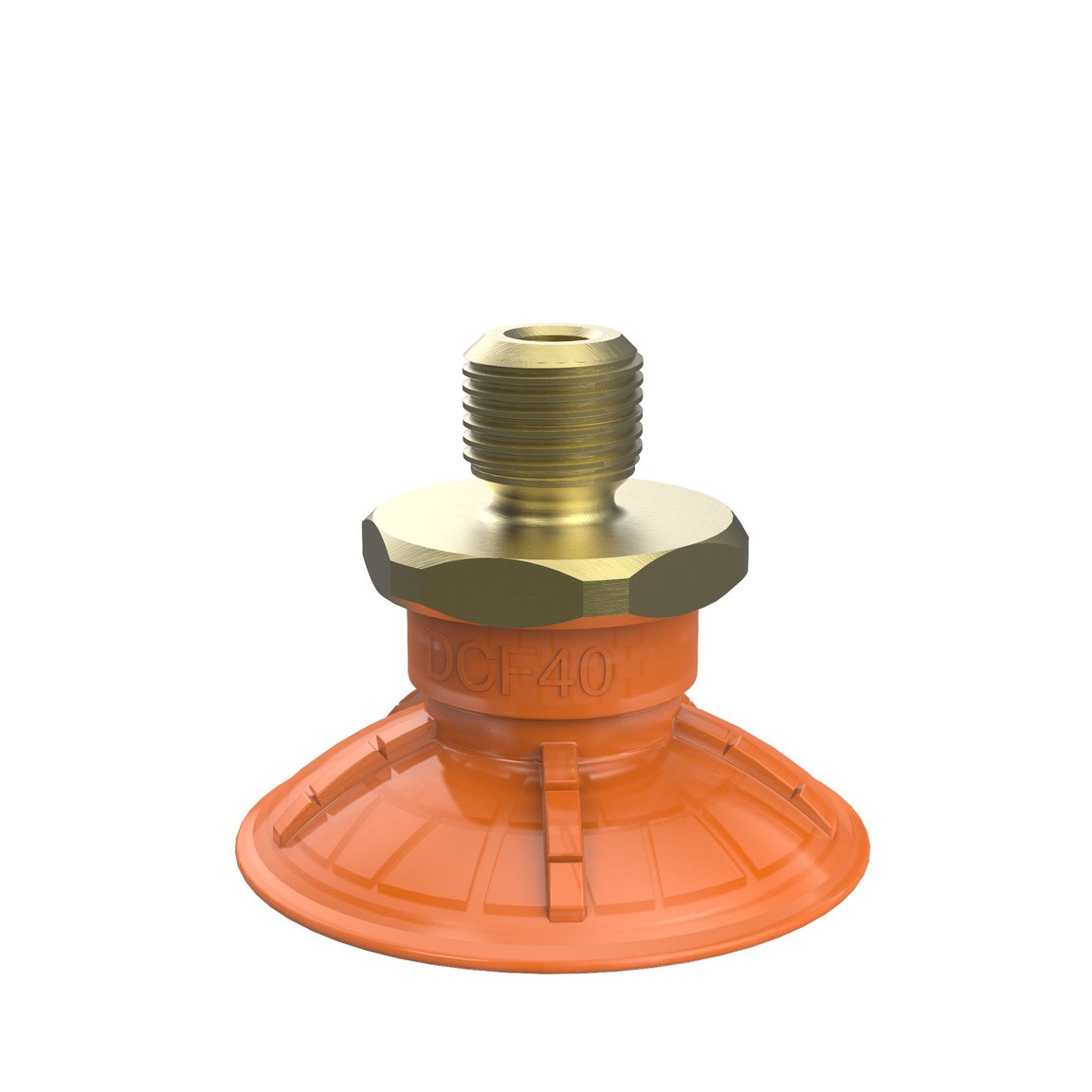 Suction cup DCF40P Polyurethane 60, M10x1,5 male - 1