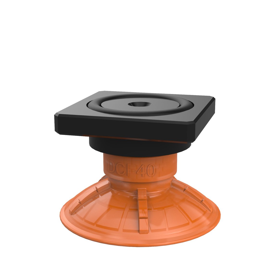 Suction cup DCF40P Polyurethane 60, T-slot - 1