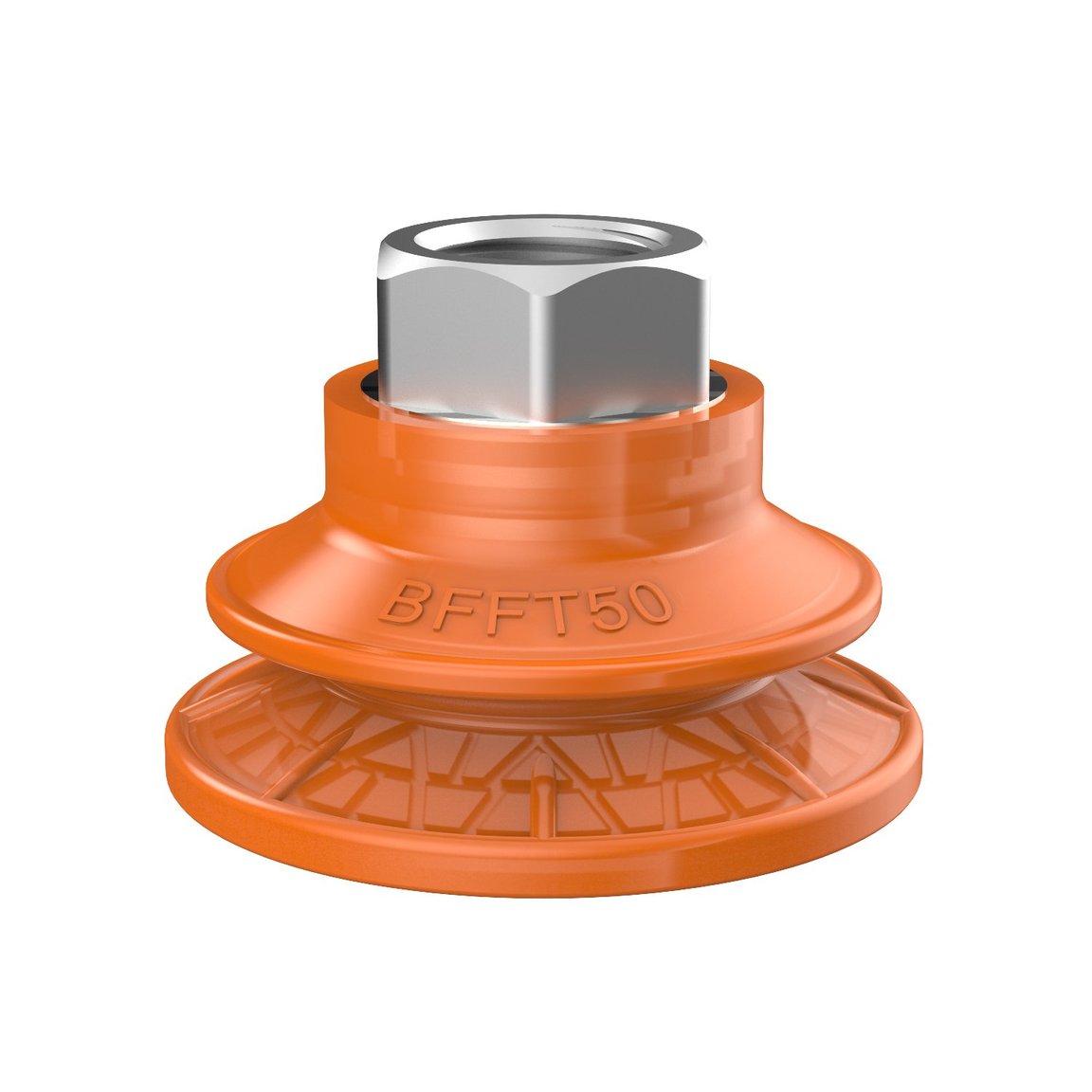 Suction cup BFFT50P Polyurethane 60/60/30, G3/8" female, with mesh filter