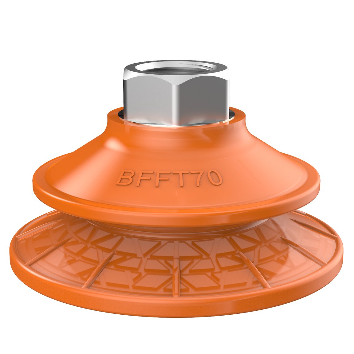 Suction cup BFFT70P Polyurethane 60/60/30, G3/8" female, with mesh filter