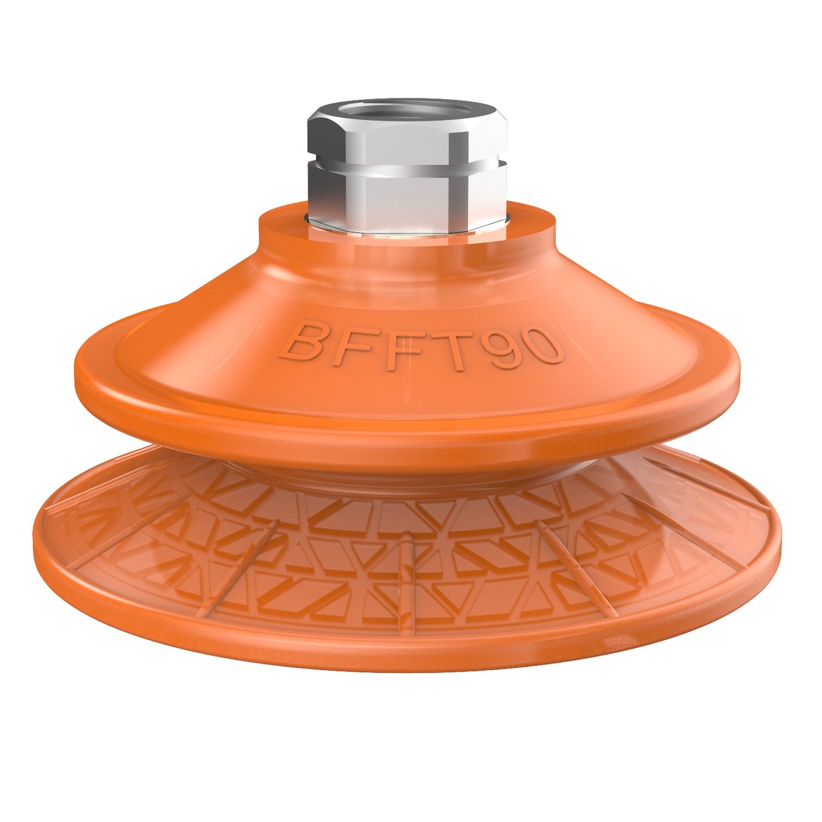 Ventouse BFFT90P Polyuréthane 60/60/30, 3/8" NPT femelle, avec filtre maille - 1
