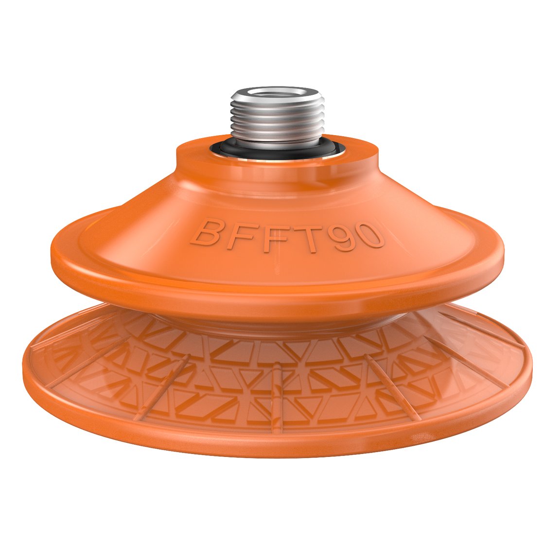 Suction cup BFFT90P Polyurethane 60/60/30, G3/8" male, 1/8" NPSF female, with mesh filter - 1