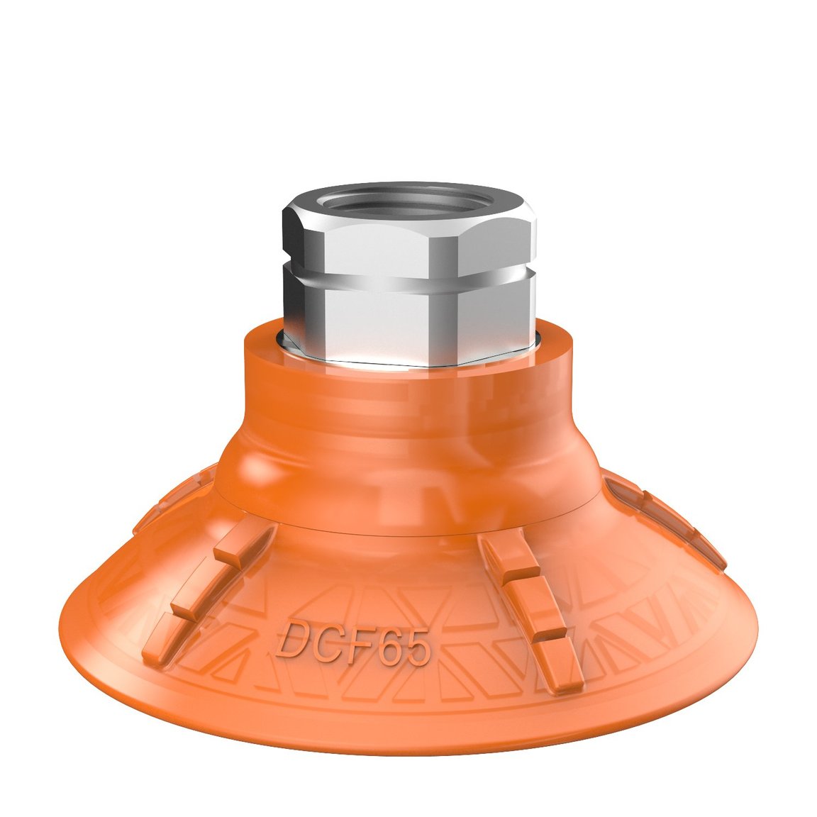 Suction cup DCF65P Polyurethane 60, 3/8" NPT female, with mesh filter - 1