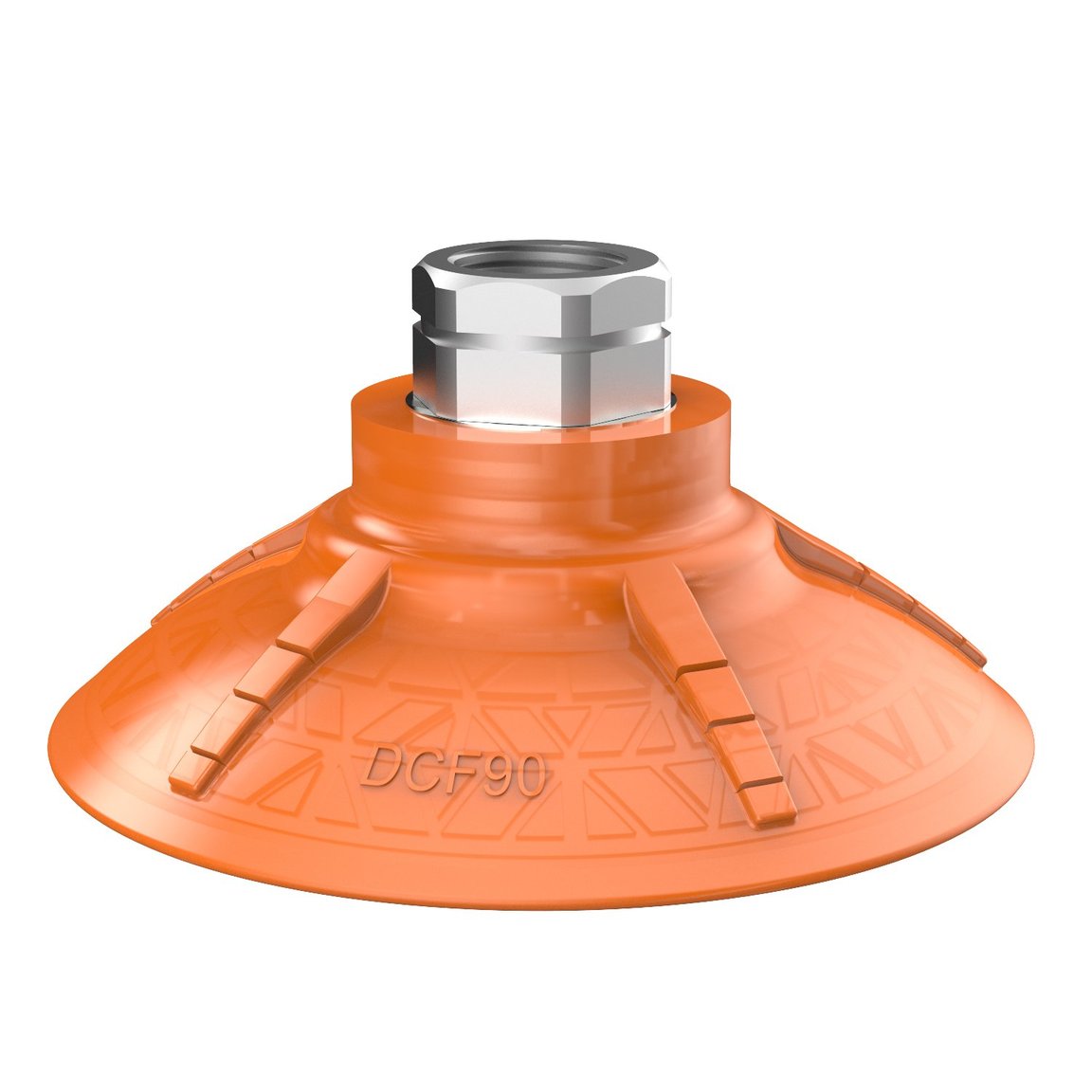 Suction cup DCF90P Polyurethane 60, 3/8" NPT female, with mesh filter - 1