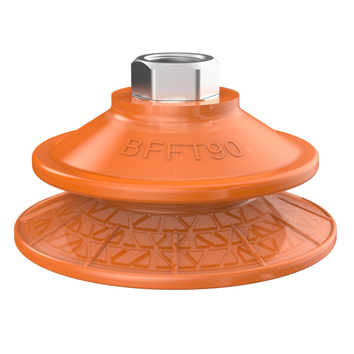 Suction cup BFFT90P Polyurethane 60/60/30, G1/4" female, with mesh filter - 1