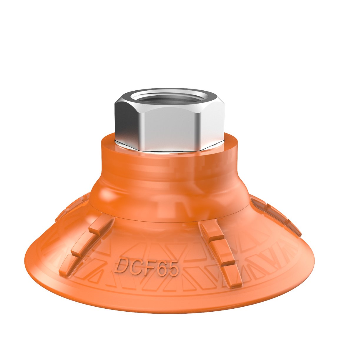Suction cup DCF65P Polyurethane 60, G1/4" female, with mesh filter - 1