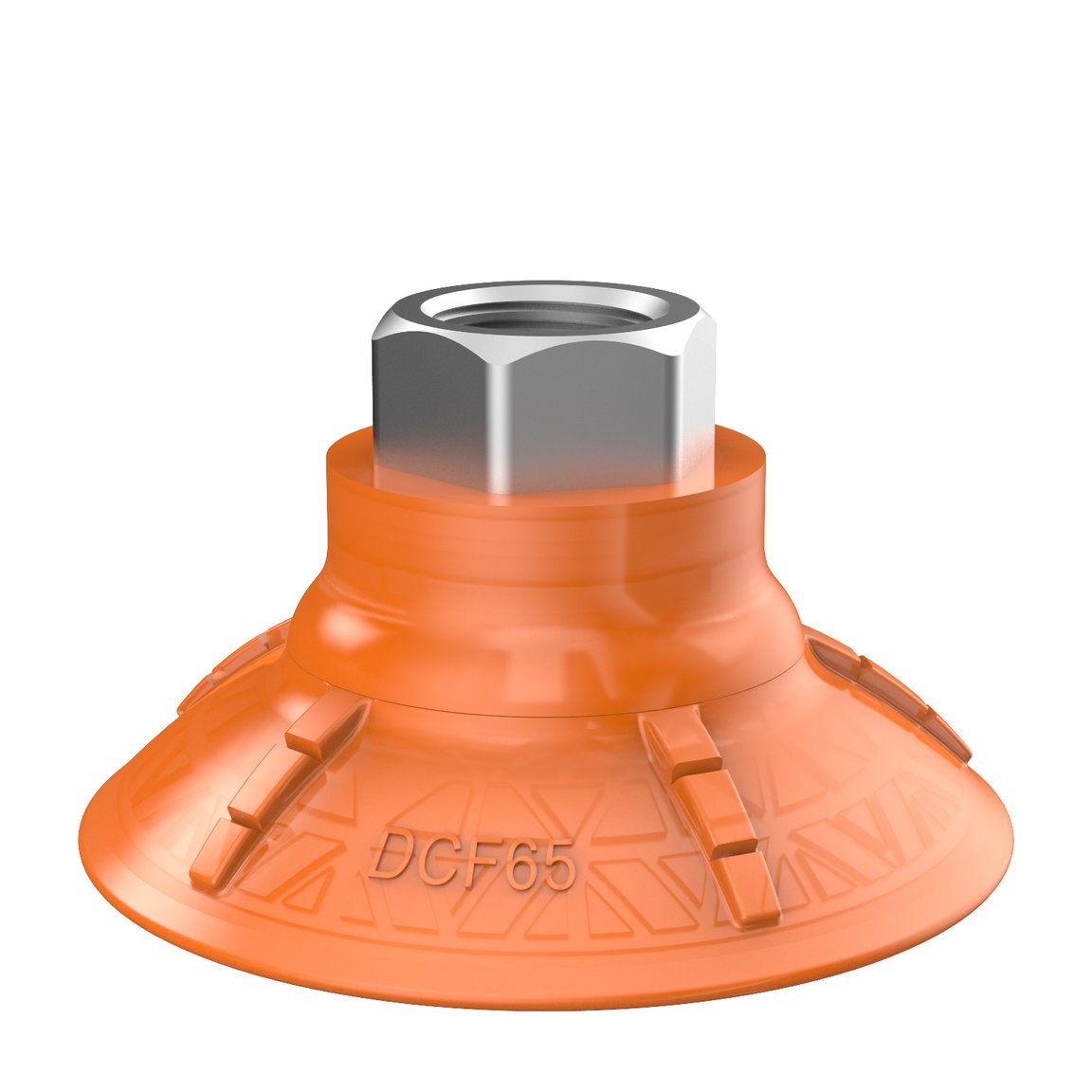 Suction cup DCF65P Polyurethane 60, G3/8" female plastic - 1