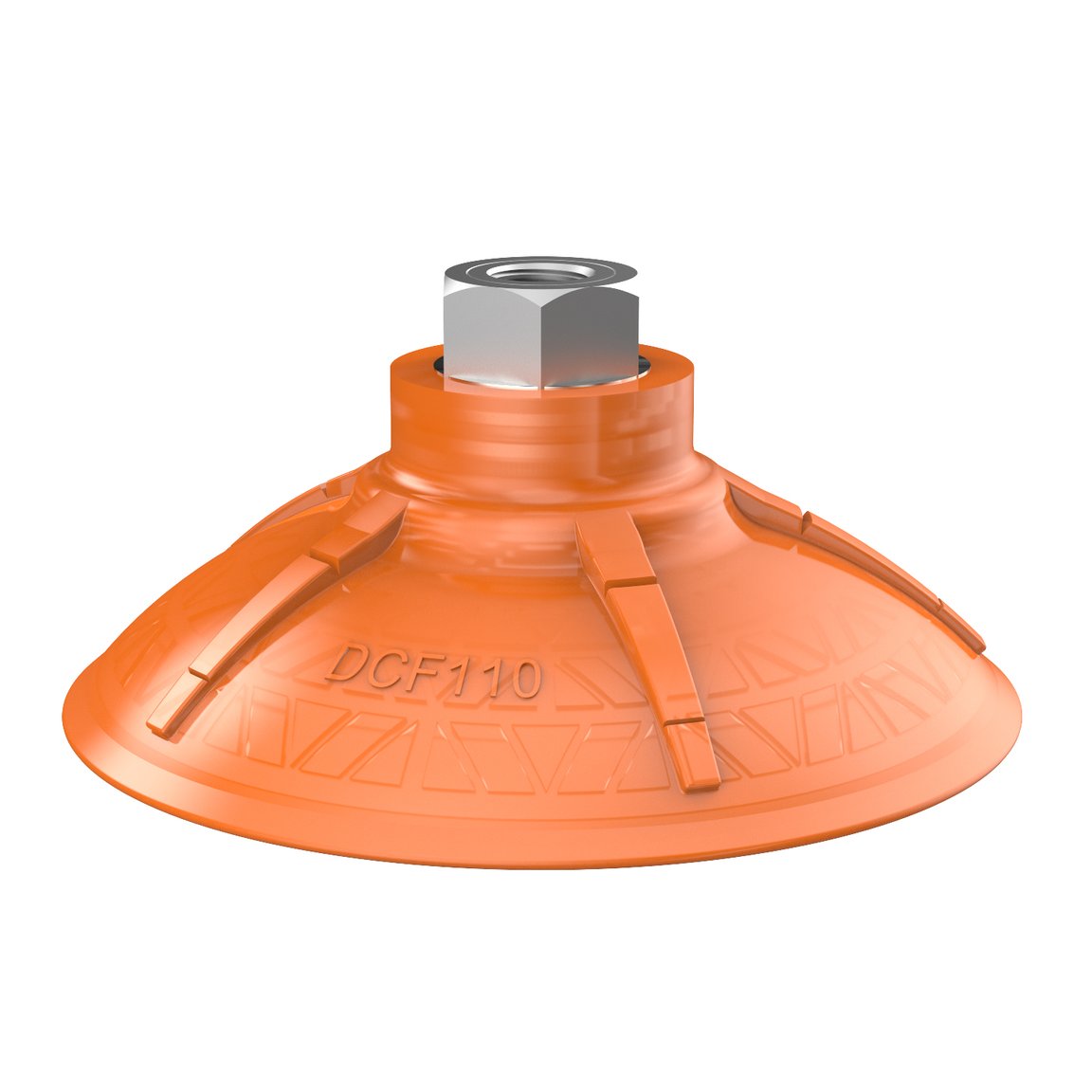 Вакуумная присоска DCF110P Полиуретан 60, G1/4" внутренняя резьба, с сетчатым фильтром - 1