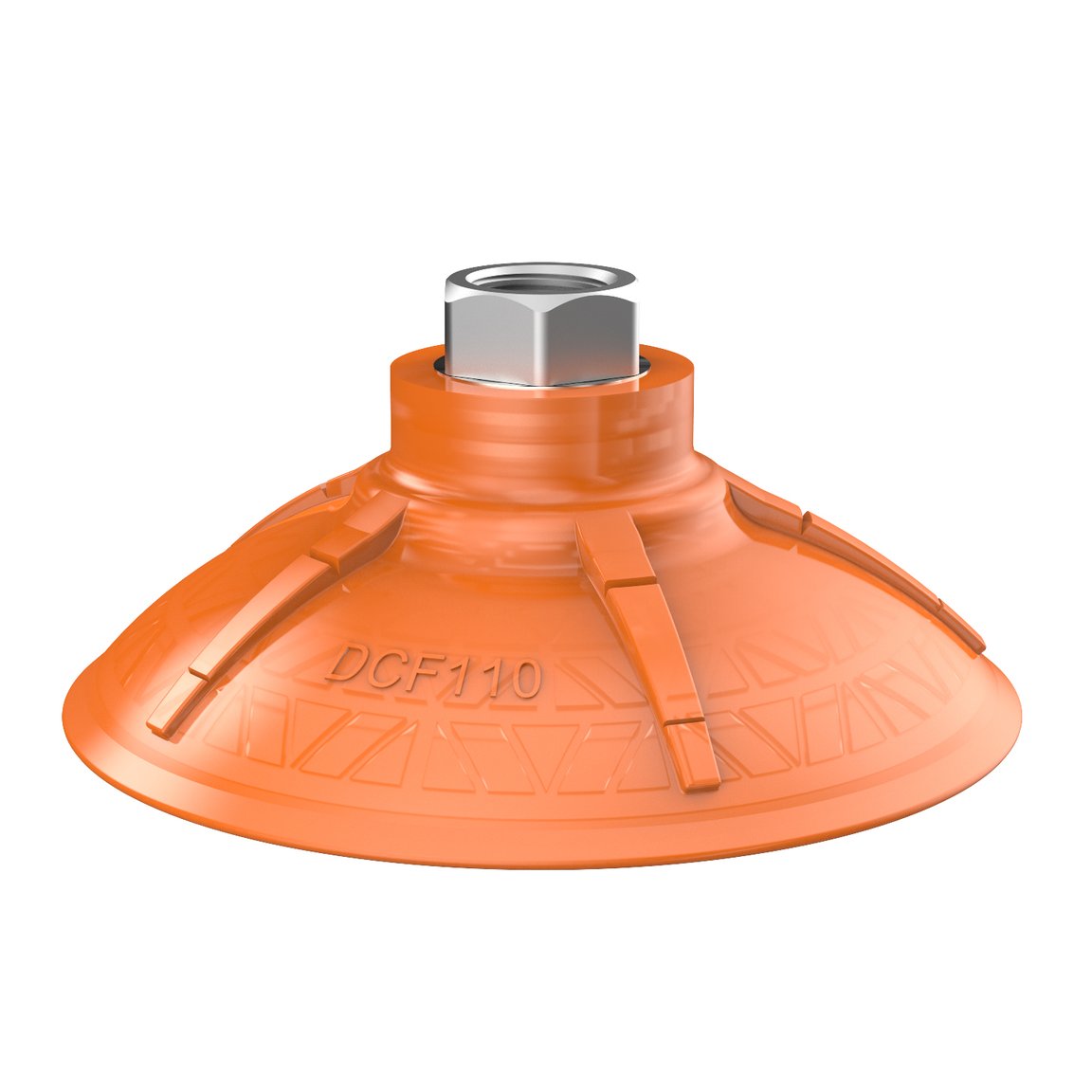 Suction cup DCF110P Polyurethane 60, G3/8" female, with mesh filter - 1