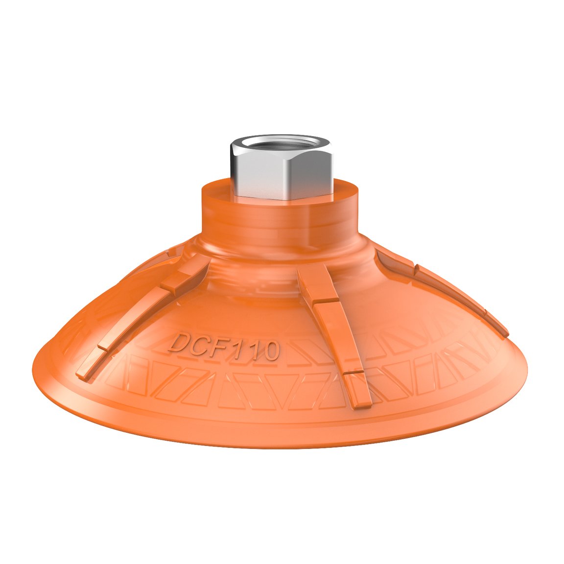 Suction cup DCF110P Polyurethane 60, G3/8" female plastic - 1
