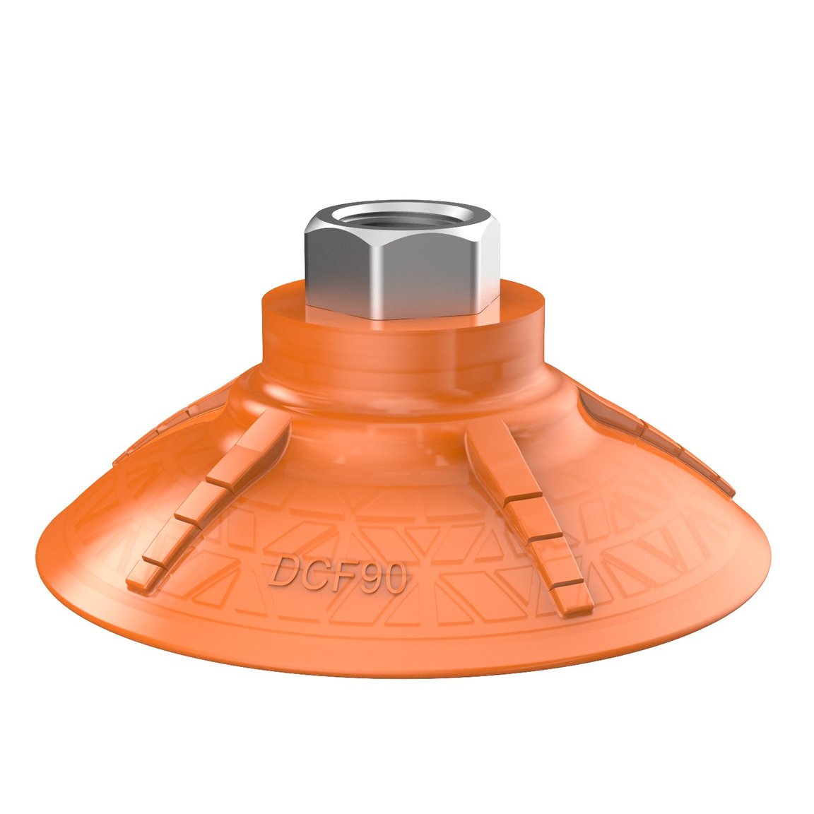 Suction cup DCF90P Polyurethane 60, G3/8" female plastic - 1