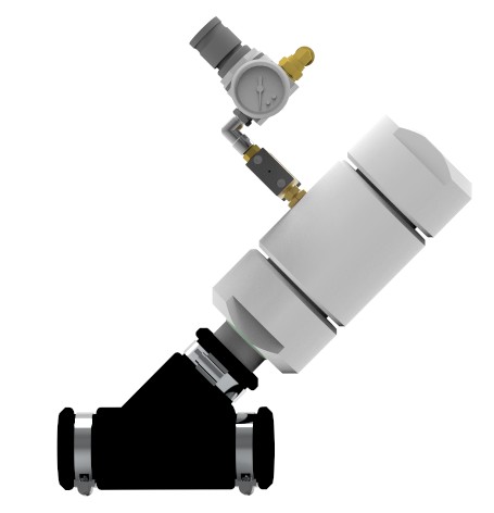 Pipe line emptying unit 40