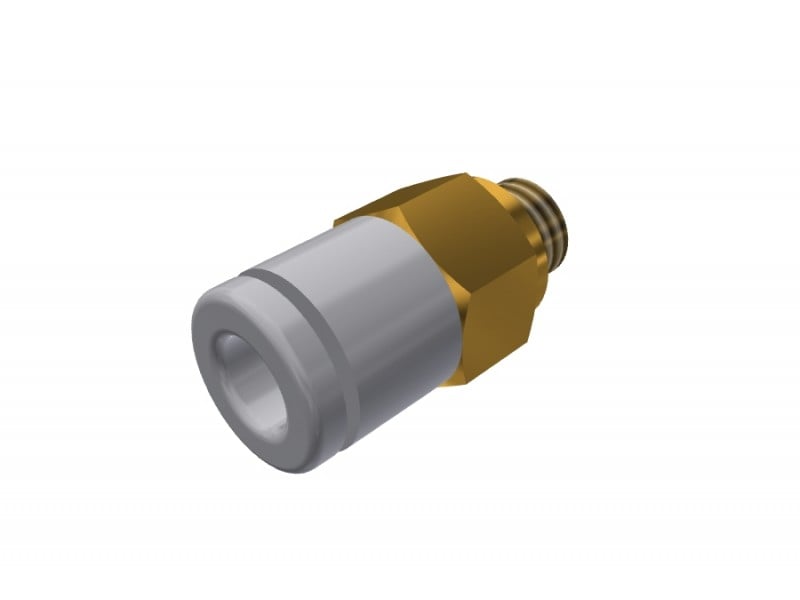 H04-M5-10 Tubo da 4MM per raccordo diritto M5 maschio, 10 pz - 1