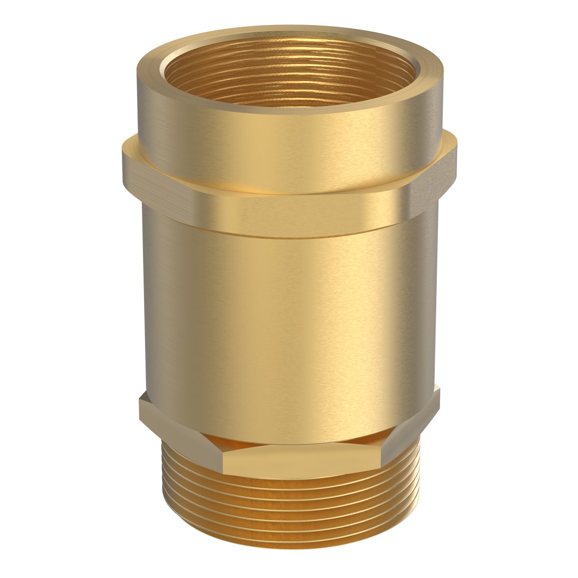 Reducer in. G2" - G2" out. Brass - 1